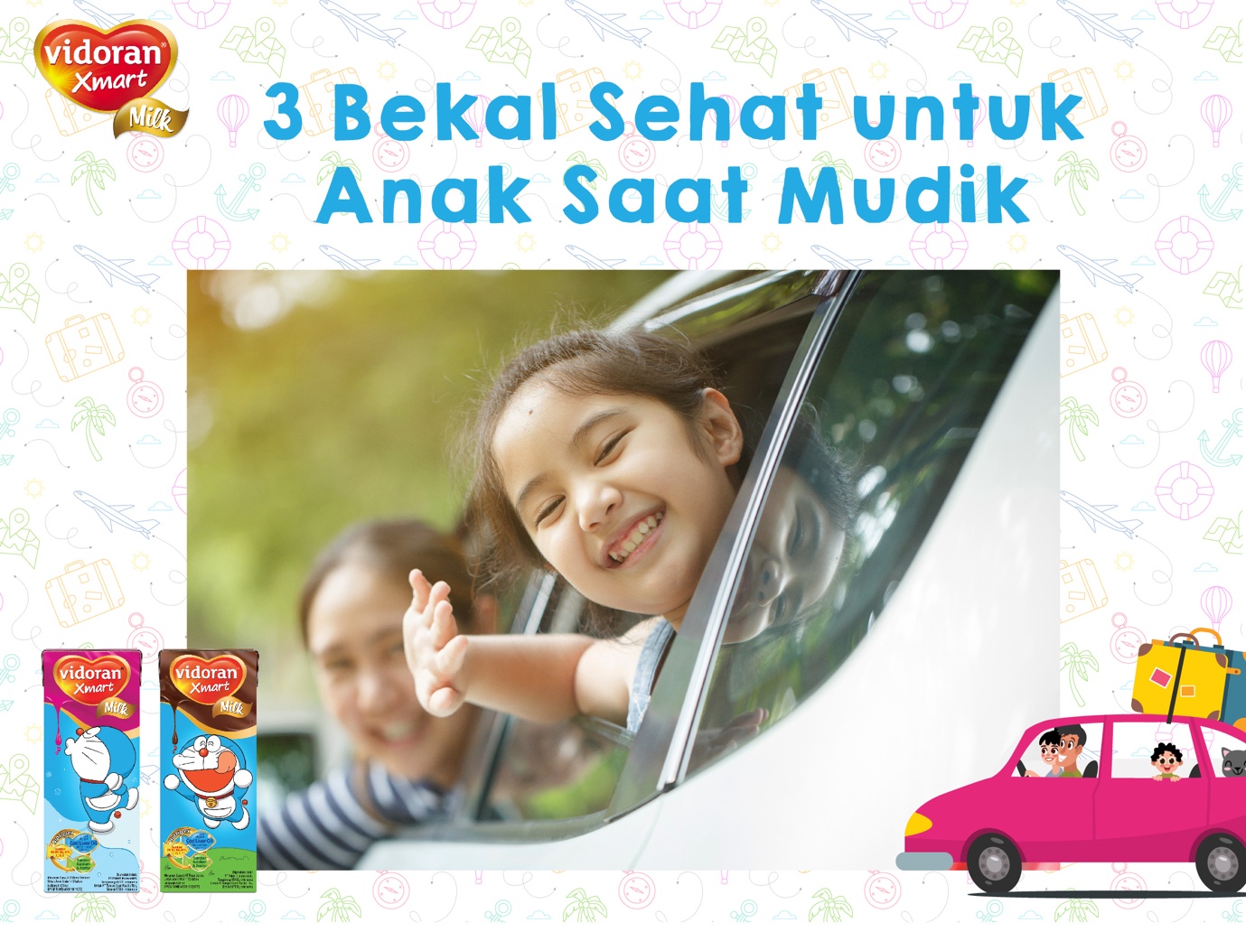 3 bekal sehat untuk anak saat mudik