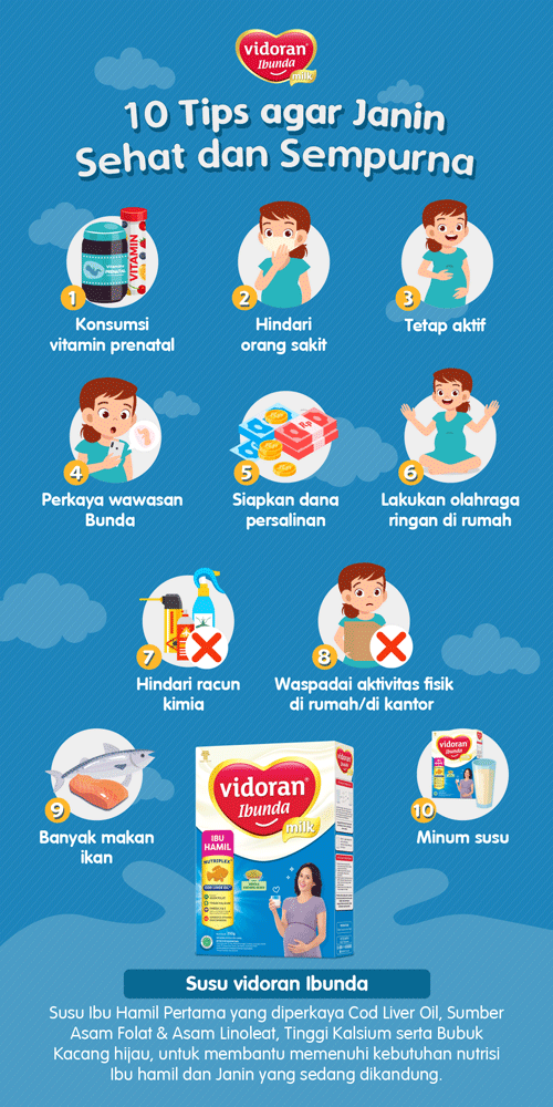 10 Tips agar Janin Sehat dan Sempurna