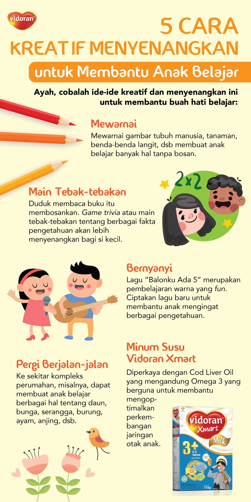 5 Cara Kreatif Menyenangkan Untuk Membantu Anak Belajar