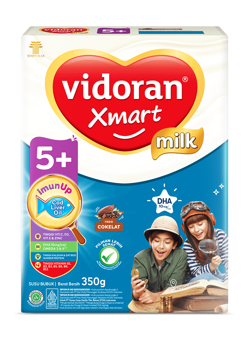 Susu vidoran Xmart 5+ Rasa Coklat