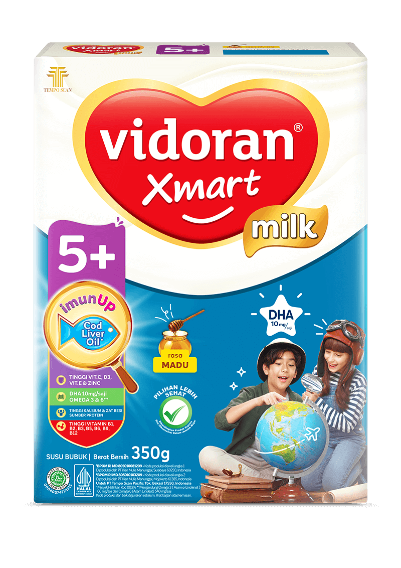 Susu vidoran Xmart 5+ Rasa Madu