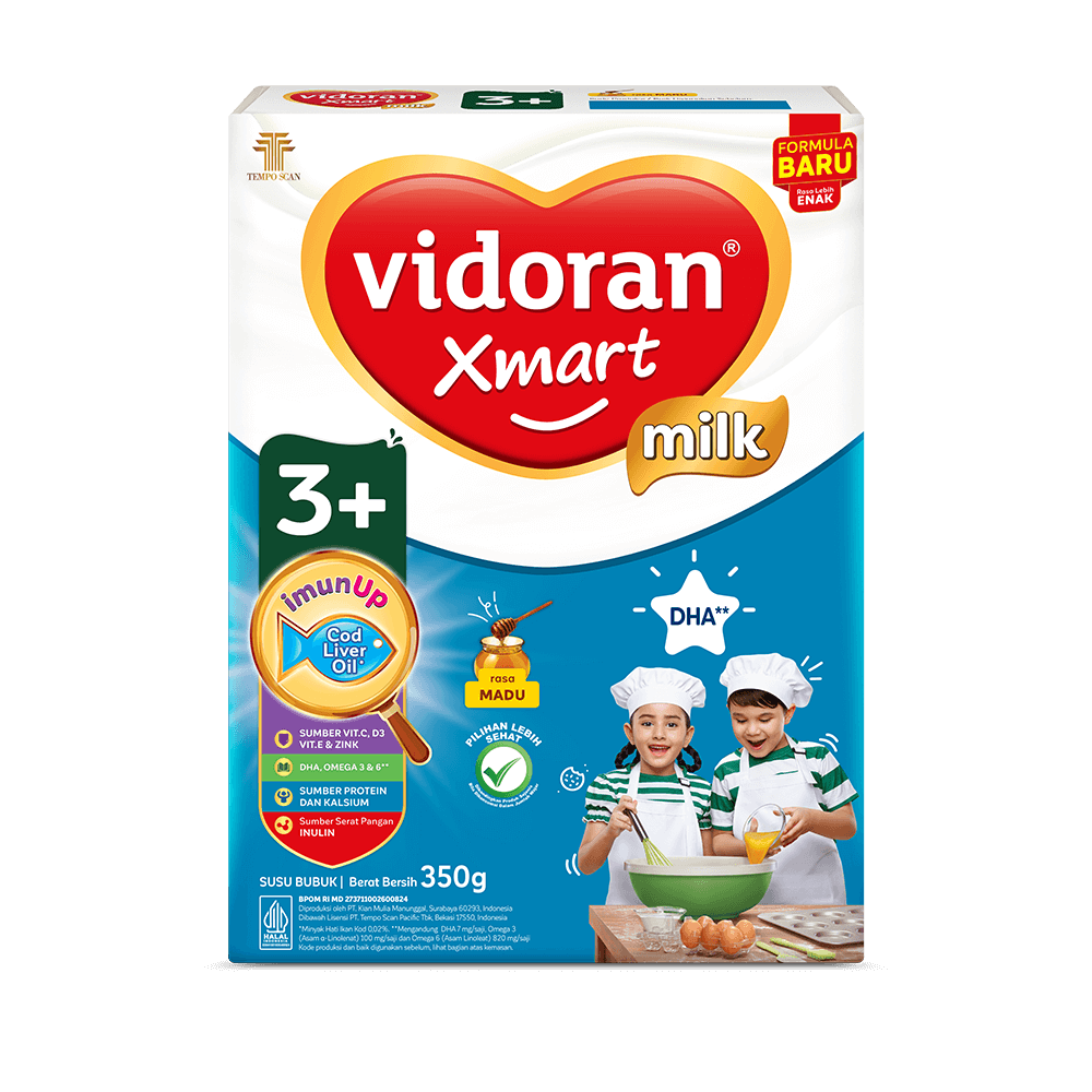 Susu vidoran Xmart 3+ Rasa Madu