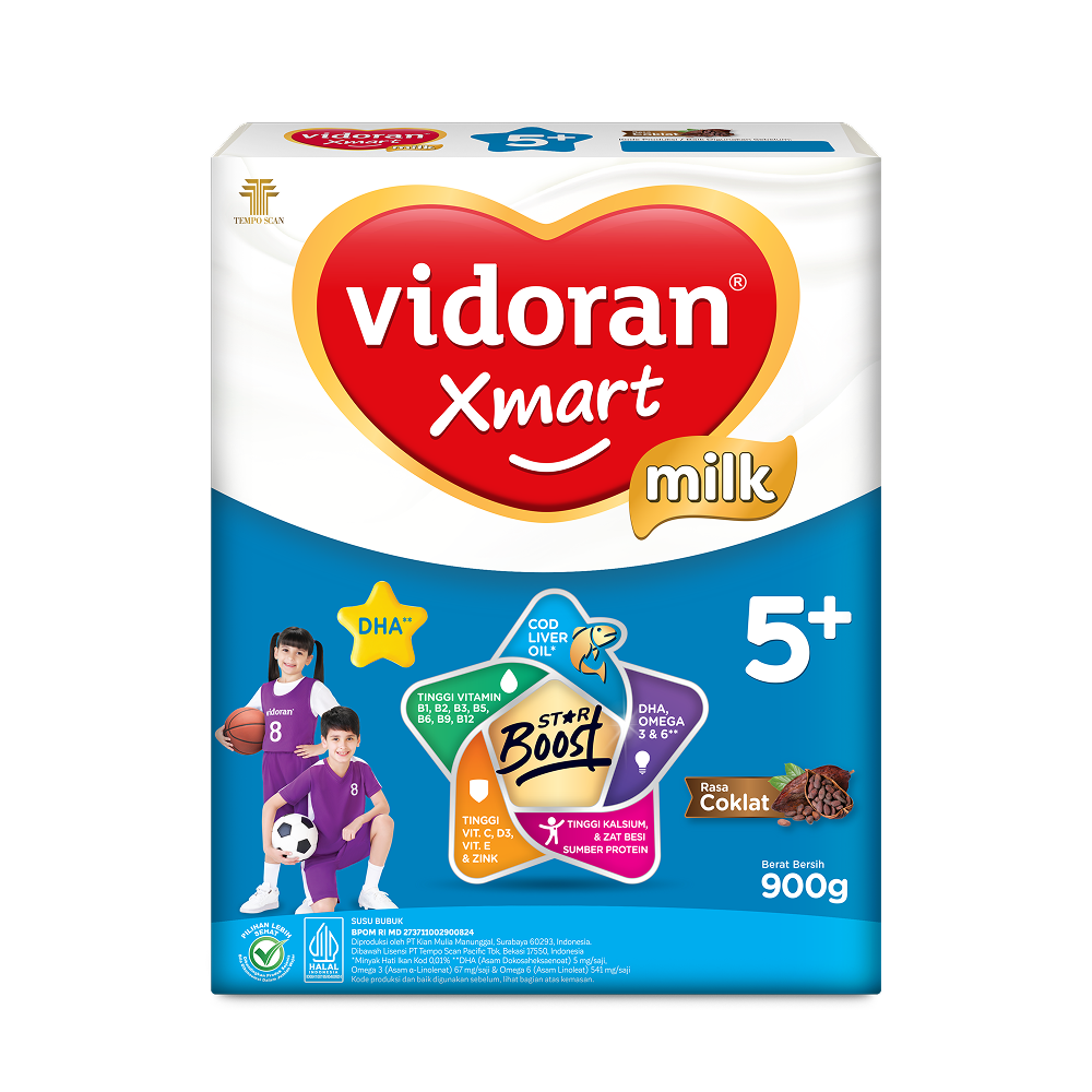 Susu vidoran Xmart 5+ Rasa Madu