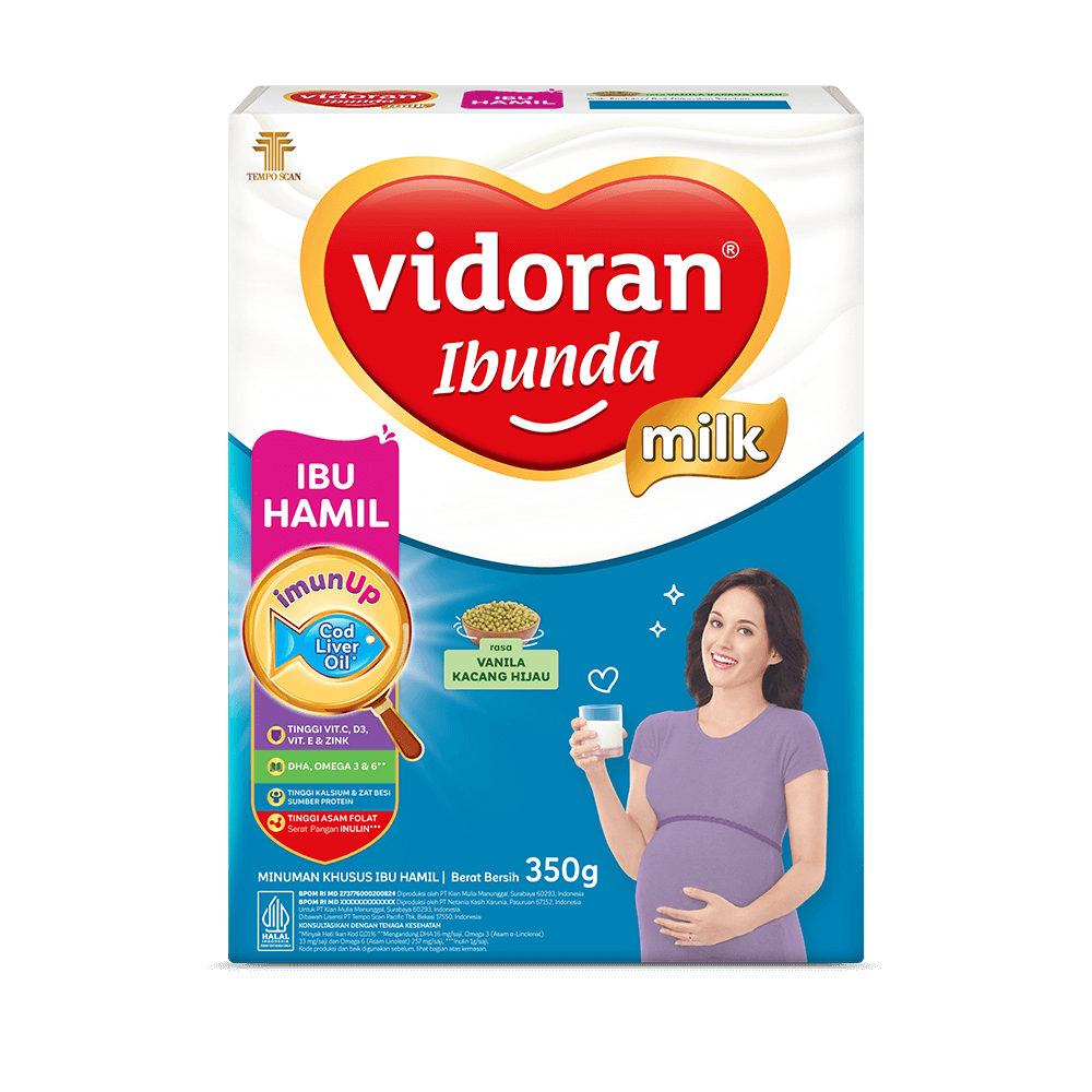 Susu vidoran Ibunda Rasa Vanilla-Kacang Hijau